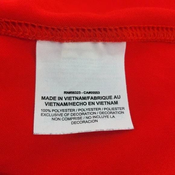 Nike Golf Tour Performance Dri-Fit Polo Mens Size Medium Solid Red - Picture 7 of 8